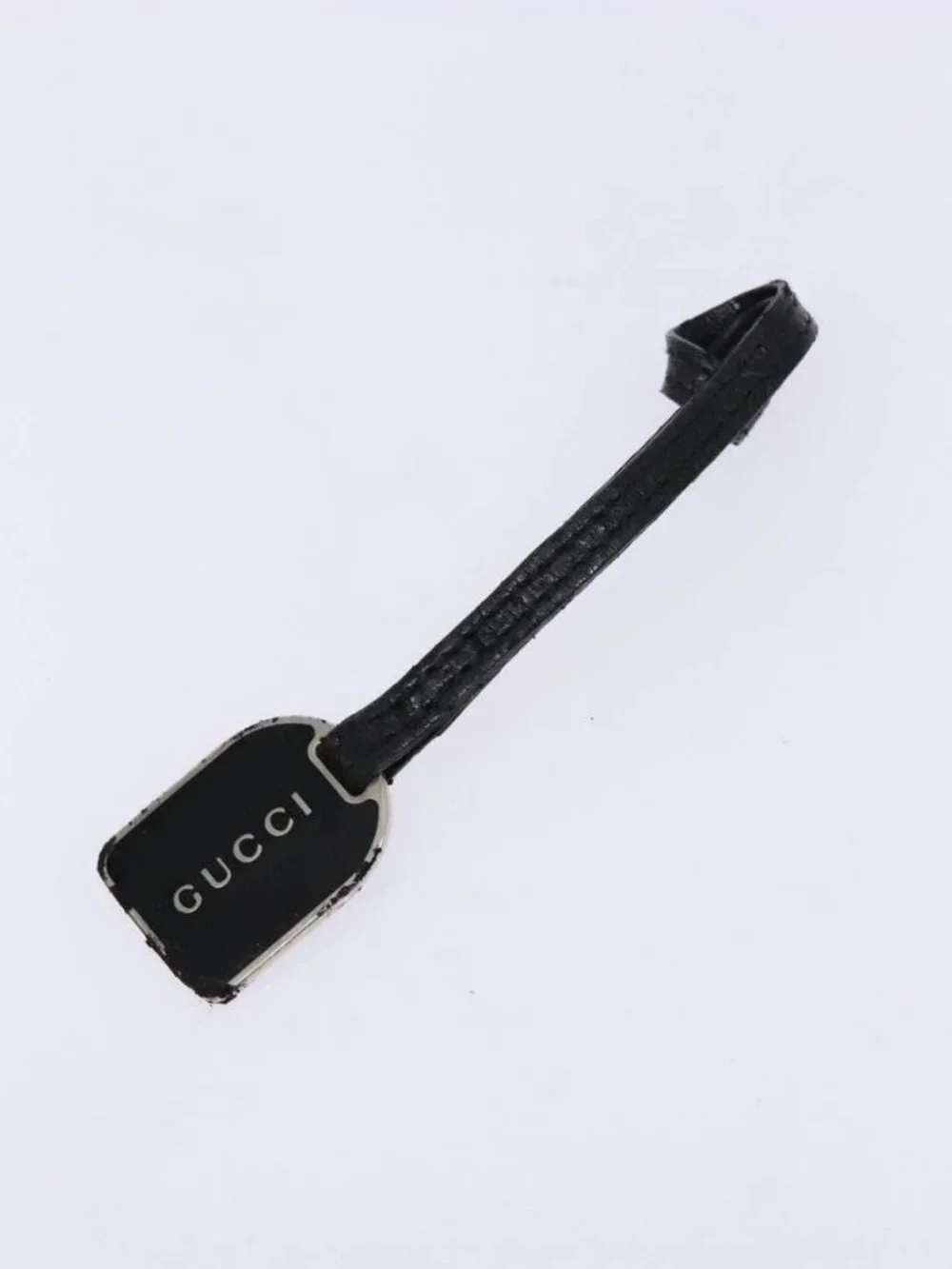 GUCCI Hand Bag Leather Black Silver 000 2058 0307 5 Auth